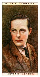 Antonio Moreno 1887-1967, ator espanhol, 1928.