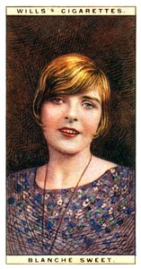 Blanche Sweet 1896-1986, atriz americana, 1928. de WD and HO Wills