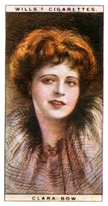 Clara Bow 1905-1965, atriz americana e símbolo sexual, 1928.