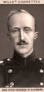 Duque Peter Frederick de Oldenburg, 1908. de WD and HO Wills