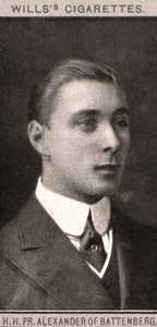 HH, PR. Alexandre de Battenberg, 1908. de WD and HO Wills
