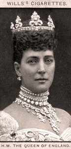 HM A rainha da Inglaterra, 1908.