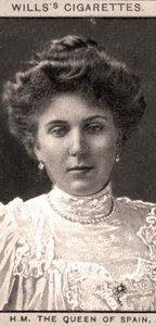 HM A rainha da Espanha, 1908. de WD and HO Wills
