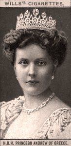 HRH Princesa André da Grécia, 1908. de WD and HO Wills