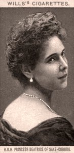 HRH Princesa Beatrice de Saxe-Coburg, 1908. de WD and HO Wills