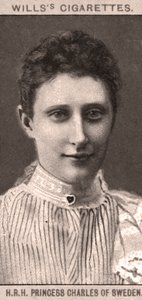HRH Princesa Carlos da Suécia, 1908. de WD and HO Wills