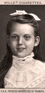 ARH Princesa Margrethe da Dinamarca, 1908. de WD and HO Wills