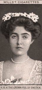 HRH A Coroa PSS. Da Suécia, 1908. de WD and HO Wills