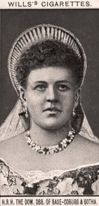 HRH, The Dow, DSS. De Saxe-Coburg e Gotha, 1908. de WD and HO Wills