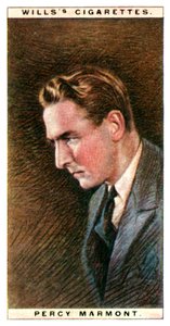 Percy Marmont 1883-1977, ator inglês, 1928. de WD and HO Wills
