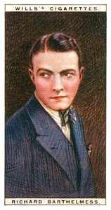 Richard Barthelmess 1895-1963, estrela de cinema americana, 1928. de WD and HO Wills