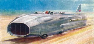 Capitão Thunderbolt GET Eyston, 1938. Artistas: Desconhecido, WD & HO Wills. de WD and HO Wills