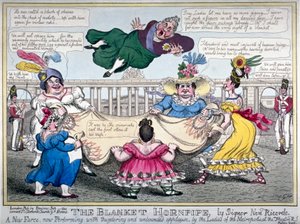 "The Blanket Hornpipe...", 1820. de WE