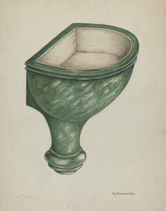 Fonte de água benta, Santa Bárbara de W.J. Goodacre