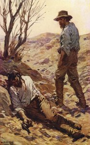 A morte de Burke (lito colorido)