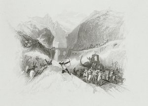 Hannibal (247-183 aC) Passando pelos Alpes de W.R. Smith