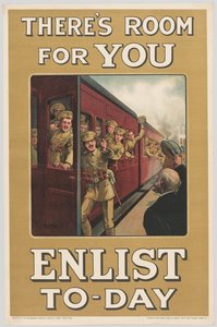 Há espaço para você se alistar hoje, 1914 de W. A. Fry