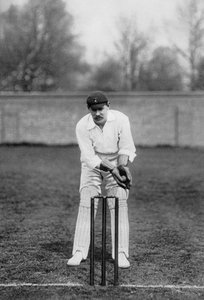 Bill Storer, jogador de críquete de Derbyshire e Inglaterra, c1899