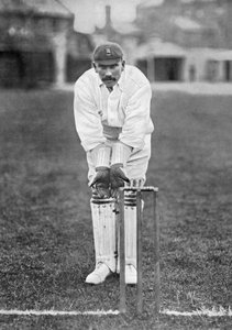 Thomas Russell, jogador de críquete de Essex, c1899.
