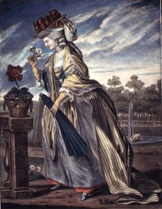 Fashions for April, c.1790 (aquarela sobre papel) de W. Belch