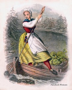 Mulher sueca remo, 1809.