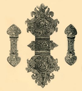Fechos de livros de prata, 1881. de W. E. Mackaness