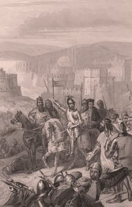 Marechal de Boucicault força o Sultão Bayezid a parar o cerco a Constantinopla de John Ward Dunsmore