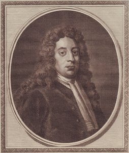 Retrato do Almirante Inglês George Byng de John Ward Dunsmore