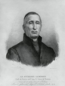 Retrato de Giuseppe Zamboni (1776-1846), sacerdote e físico católico italiano de John Ward Dunsmore