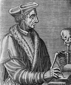 Retrato de Jean Francois Fernel (1497-1558), médico francês, astrônomo e matemático, gravura de Nicolas II de Larmessin (ca. 1638-1694) de John Ward Dunsmore
