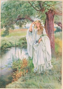 Ofélia, de &39;Hamlet&39;, de William Shakespeare, edição publicada por Hodder und Stoughton em 1915