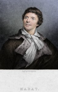 Jean-Paul Marat 1743-1793, médico, cientista e teórico político, c1830