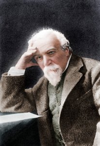 Robert Browning, poeta e dramaturgo inglês, final do século XIX.   de W H Grove