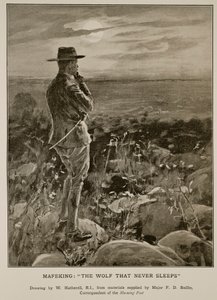 Mafeking: &39;O lobo que nunca dorme&39;, do material fornecido pelo Major FD Baillie, Correspondente do &39;Morning Post&39; de W. Hatherell