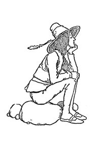 Oh! Du Dear Augustin, c1930 de William Heath Robinson