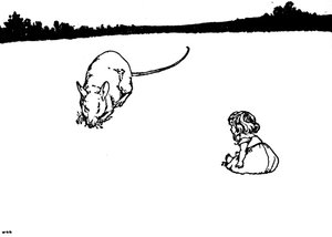 Pobre Coisinha! Disse o Mouse de Campo, c1930 de William Heath Robinson