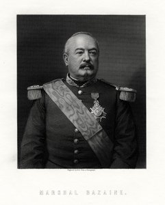 Achille Francois Bazaine, marechal da França, século XIX. de W. Holl