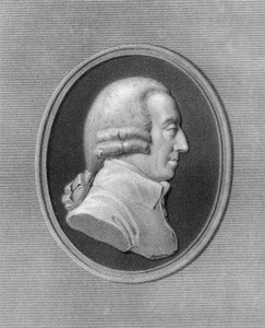 Adam Smith, filósofo e economista escocês do século XVIII, 1836. de W. Holl