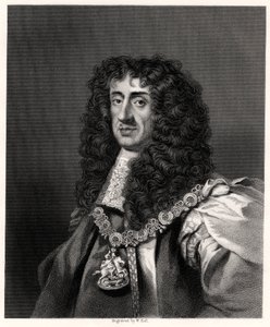 Carlos II, rei da Grã-Bretanha e Irlanda, século XIX. de W. Holl