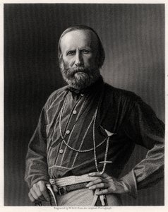 Guiseppe Garibaldi, patriota italiano, século XIX