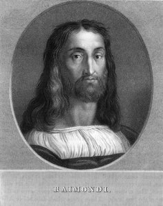 Marcantonio Raimondi, gravador italiano, 1836. de W. Holl