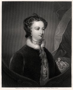 Mary Stuart, rainha dos escoceses, século XIX de W. Holl