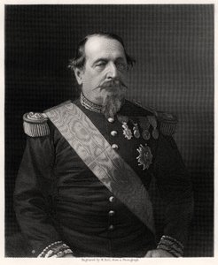 Napoleão III, imperador da França, século XIX de W. Holl