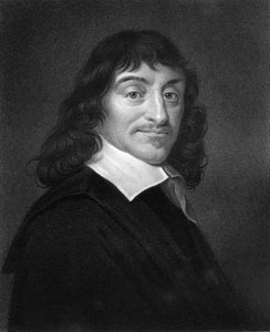 René Descartes, filósofo e matemático francês do século XVII, 1836.
