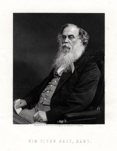 Sir Titus Salt, fabricante e benfeitor britânico, século XIX. de W. Holl