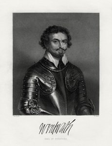 Thomas Wentworth, 1º conde de Strafford 1593-1641, século XIX de W. Holl