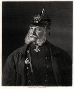 Guilherme I, rei da Prússia e imperador da Alemanha, século XIX de W. Holl