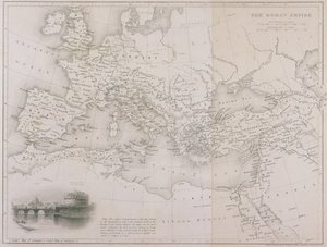 O Império Romano, c.1850 de W Hughes