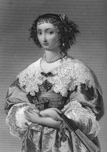 Henrietta Maria da França 1609-1669, rainha consorte do rei Carlos I, 1851.