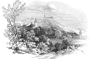 Palácio de Molsdorf - do desenho de Sua Alteza Real o Príncipe Alberto, 1845.